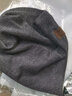 锡曼尘帽子男 光头秋冬季薄款春夏堆堆帽透气韩版潮包头睡帽女 B34大码薄深灰 均码56-60cm 实拍图