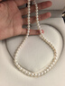 南珠宫福禄淡水珍珠项链925银扣白色强光近圆女款送礼 5.5-6.5mm 实拍图