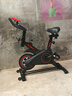 动感单车家用健身自行车室内静音运动器材骑车减肥成人锻炼蹬车机 【黑色】音响+APP+仪表心率+支架 实拍图