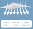 安美尚 (ams)  kn95口罩独立包装 工业防花粉尘风沙雾霾飞沫男士防晒装修甲醛异味过敏女通勤打磨专用50只/盒 实拍图