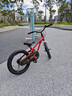 优贝（RoyalBaby）儿童自行车男女镁合金单车 月亮系列4-7岁 宇航员16寸 红色 实拍图
