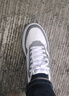 李宁板鞋男鞋子秋冬2025新款增高男士透气休闲百搭经典高端颜值运动鞋 【店铺热售】鲨鱼灰/标准白 41.5 (260mm) 实拍图