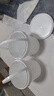 京东物流 食品级手提密封塑料桶包装桶钓鱼桶抓鱼桶水果冰粉桶摆摊桶龙虾打包盒300ml-5L 1L-乳白色（2个装）满口容量950ML 实拍图