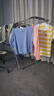 美丽雅晾衣架落地 翼型不锈钢可折叠室内户外庭院用晒被子挂衣服衣帽 实拍图