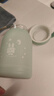 【京东物流送货上门】萌萌兔卡通水杯女牛奶玻璃杯创意便携杯子 蓝色萌萌兔 330ml 1只 实拍图