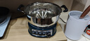 奥克斯（AUX）电炒锅一体多功能锅0涂层电火锅加深大容量大功率家用304不锈钢食品级电煮锅电蒸锅电热锅2-4-10人 定时款-28cm双笼【推荐2-4人】17L 实拍图