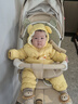 巴拉巴拉童装婴儿连体衣轻薄羽绒服宝宝衣服2025冬装抱衣爬服男童女童萌趣 黄色雪人-白鸭绒 80 cm-充绒量41g 实拍图