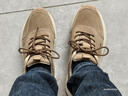 Jeep吉普防泼水登山鞋男秋冬新款户外防滑徒步运动鞋软底轻便休闲鞋男 卡其 【标准皮鞋码】 40 实拍图