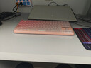 狼蛛（AULA）F87ProV2客制化无线机械键盘电竞游戏专用  蓝牙/2.4G/有线三模连接全键热插拔gasket结构办公键盘 F87 Pro粉雾轻语 10000mAh 海棠轴 实拍图