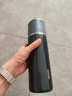 苏泊尔（SUPOR） 保温杯316L不锈钢大容量水杯学生保温杯男女士车载户外便携杯子 深海蓝【茶滤款】500ml 实拍图