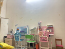 优衡 儿童学习桌小学生书桌6-18岁写字桌升降家用写字桌椅套装ETZY-03 80桌宽+追脊座椅/学霸蓝-基础款 实拍图