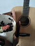 雅马哈（YAMAHA）吉他民谣新手初学入门考级F310/F600系列电箱学生新品F400木吉他 41英寸圆角F400原木色+礼包 实拍图