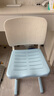 育才儿童学习椅子中小学生写字椅写作业可升降调节家用书桌椅靠背座椅 基础款升降34-44cm 蓝色 实拍图