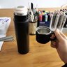 唐帕高档纯钛杯子保温杯男女大容量便携焖茶泡茶水杯定制刻字日常送礼 绅士黑 600ml 实拍图