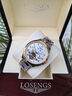 LOIEGNS官方直营浪LongInes琴男士手表机械表防水陀飞轮适用世界十大名表 L3235本色白面-官方标配 明星代言-进口机芯 42mm 实拍图