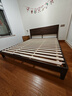 源氏木语实木床卧室双人床小户型黑胡桃木月兮大板床1.8*2.0米低铺京享家 实拍图