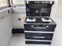 欧派（OPPEIN）【国家补贴】集成灶消毒柜一体式集成灶蒸烤一体独立蒸烤箱保洁柜变频家用集成灶一体式 【135L双层消毒柜】双层滤网款炫彩-AI语音智控 天然气12T 实拍图