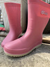马尼亚袋鼠（MANIYADAISHU）女款雨鞋厨房防滑中筒夏季水靴软底轻便女士水鞋洗车干活短筒胶鞋 粉色 38 不加绒（标准） 实拍图