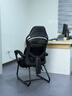南皇电脑椅子人体工学椅护腰久坐办公室职员会议写字椅靠背升降转座椅 分离升降黑-收纳扶手-3级气杆 120-155度(含) 可旋转可升降扶手 -双背升降腰托 实拍图