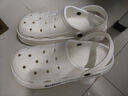 俞兆林（YUZHAOLIN）洞洞鞋男士户外开车凉鞋沙滩鞋包头拖鞋男外穿 YU916 白色 42/43 实拍图