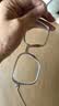 依视路（ESSILOR） 钻晶系列高清耐磨防蓝光近视超薄镜片专业配度数眼镜架男女镜框 钛+金属-无框-2170GD-金色 镜框+依视路A4防蓝光1.60现片 实拍图