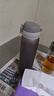 京东京造 保温杯 纯钛弹盖随行【内外纯钛】男女士水杯子 灰色 500ml 实拍图
