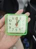 闹钟时尚简约宿舍床头神器迷你小闹钟家用儿童创意可爱便宜时钟表 绿色 实拍图