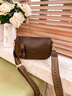 viney新款包包女包牛皮斜挎包高级感单肩包生日礼物送女友老婆 【咖色】实用洋气枕头包 百搭时尚品牌小众休闲ck风高端 实拍图