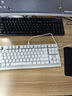 CHERRY樱桃 MX1.1机械键盘 G80-3910游戏键盘 悬浮式无钢结构 87键有线键盘 电脑键盘 白色 红轴 实拍图