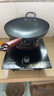 苏美冠（SUMEIGUAN）章丘传统铁锅炒菜锅已开锅炒锅无涂层手工家用不粘锅燃气灶适用 精作带耳+(盖子铲子) 34cm 实拍图