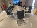 安美诚家具（ANMEICHENG FURNITURE）会议桌大型板式长条桌会议室桌 配套储物柜 实拍图