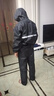 乐优佰易 反光成人雨衣套装分体式 C牛津布单帽檐 L 防暴雨含雨裤骑车交通 实拍图