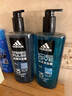 阿迪达斯 （adidas）男士沐浴露洗发水洗面奶三效合一 游泳去氯保湿 冰点热情套装1.2L 实拍图