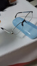 浪健水晶玻璃老花镜男女高清防划耐磨看书报手机电脑老年人老视眼镜 银框直板 200度【建议55~60岁】 实拍图