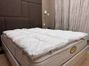 IZEIZIG双层羽绒床垫五星级酒店超软垫加厚白鹅绒双重垫被褥子家用床褥子 白色 150x200cm 实拍图