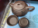 徐保国 【销量10万+】宜兴紫砂壶手工茶壶节日礼物泡茶壶 紫泥仿古壶 徐保国 球孔 天道酬勤石瓢 实拍图