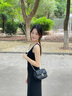 CinvaiKrose通勤包包女包2025新款斜挎包女士单肩链条包生日圣诞节礼物送女友 黑色Black【小号】送女友老婆走心 实拍图