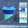四季沐歌（MICOE）马桶法兰密封圈防臭漏水加厚通用型防漏下水坐便器通用配 (蓝色) 实拍图