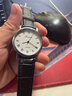 公务员考试可用手表男女初高中学生简约机械潮流高考电子石英表 黑带白底 实拍图