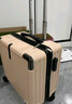 SUKESI行李箱次日达轻便小型登机箱结实耐用旅行箱学生万向轮密码拉杆箱 气质香槟 18英寸 3节拉杆 实拍图