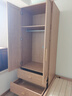 林氏家居原木风衣柜卧室家用简约租房衣柜双门储物柜子家具AC12D 【0.79*2.04m】两门衣柜(带抽屉) 实拍图