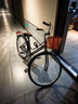 凤凰 自行车男女脚踏代步单车成人轻便学生车城市复古通勤休闲车 青柠 26寸单速黑色 实拍图