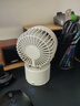 无印良品（MUJI）无线桌上风扇 低噪音风扇 摇头式 白色方便小巧学生办公室 实拍图