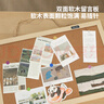 得力40*30cm白板 双面软木板墙/留言板/家用记事板/照片墙板（木塑边框、针插留言）MQ121 实拍图