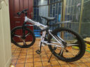 凤凰（Phoenix） 凤凰自行车可折叠山地车路虎男士成年人变速女式越野公路单车 三刀消白/折叠双避震/全竞速轴承 26寸24速【参考：158-188cm】 实拍图