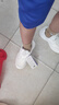 回力（Warrior）小白鞋儿童运动鞋休闲鞋男女童老爹鞋 WZ(CL)-0679 白色 31  实拍图