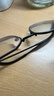万新（WAN XIN） 万新近视眼镜配眼镜框高清非球面现片男女金属钛多种框型选择 金属-全框-2104SV-黑色 1.60MR-8非球面镜片（近视超薄） 实拍图
