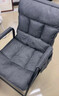 汤凯颐电脑椅懒人沙发宿舍家用靠背椅可躺可调办公椅学生折叠座椅电竞椅 百搭灰+储物袋【靠背五档调节】 实拍图