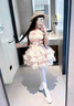 米乐秀银月原创芭蕾礼遇lolita洋装芭蕾风Doll感吊带日常连衣裙洛丽塔服 粉色jsk+脖链+手袖 S(65-85斤） 实拍图