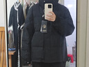 雅鹿蓄热短款羽绒服女2025年新款时尚休闲宽松小个子保暖时尚羽绒外套 黑色 L (165) 【建议125-140斤】 实拍图